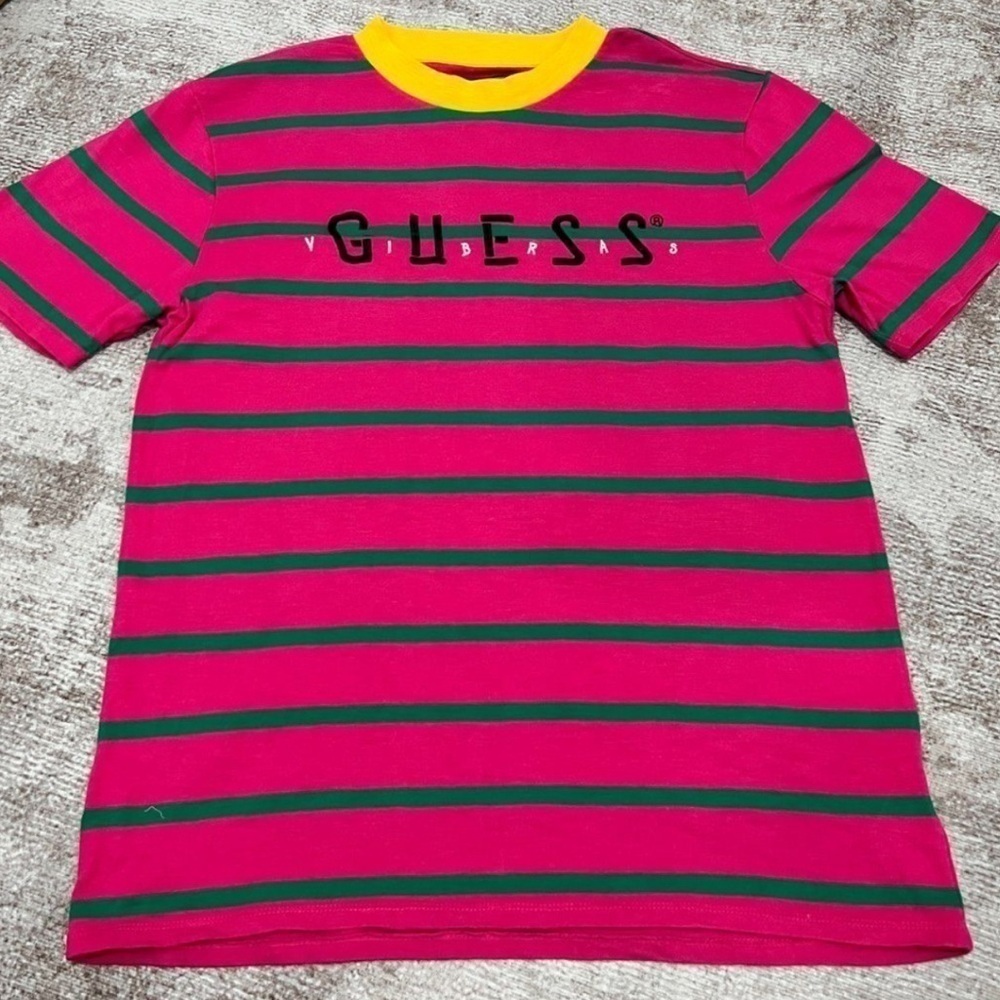 Vintage Guess X J Balvin Bright Pink Oversized Short Sleeve Tee / xlarge